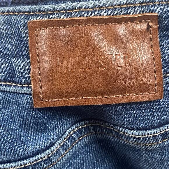 Hollister Ultra High Rise Dad Jeans Women’s Plus 18R 39x30 Distressed Stretch - Picture 4 of 7